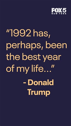 6.4K views · 16 reactions | Back in the late 80s and early 90s, Trump was down on his luck – even facing financial woes. Then in 1992, and Trump bounced back. Watch the full episode of “That Was The News Then - Trump: The New York Years” NOW STREAMING on the FREE Fox Local app, available everywhere you stream. | FOX 5 NY | Facebook
