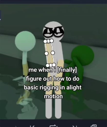 Creative Stick Figure Wrapping Animation | Alight Motion