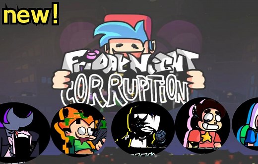 【全流程】新版错误化fnf 【corruption】