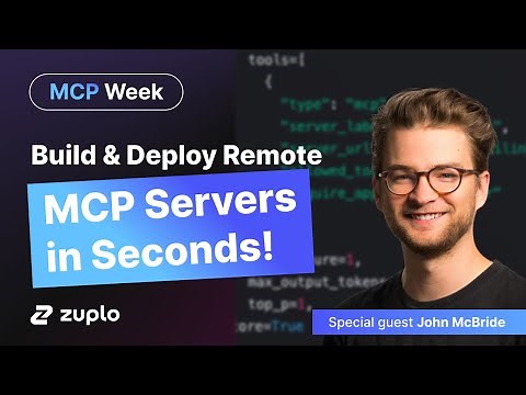 Create Remote MCP Servers in Seconds! | Zuplo API Gateway