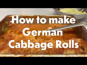 Learn how to make a German cabbage rolls with Ironwood Catering