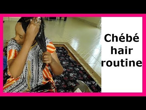 Chébé hair routine