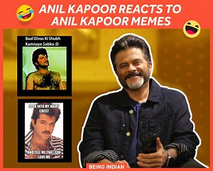 3.4M views · 1.7K shares | Anil Kapoor reacting to Anil Kapoor memes is the purest thing you'll see today | Being Indian | Facebook
