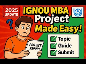 Confused About IGNOU Project Submission? | MMPP 001 Full Step-by-Step Guide 2025
