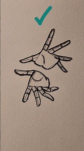 how to draw bouth hands #sketch #tutorial #drawings #sketchbook #art#desenho #draw