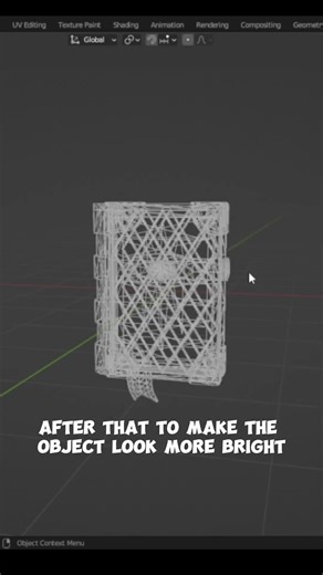 Hologram in blender #shorts