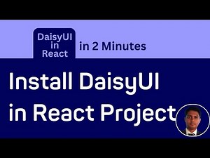 Install DaisyUI in React Project