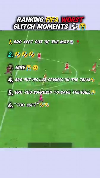 When FIFA Glitches Go TOO FAR… ⚽😭 #fifa #eagames #gaming