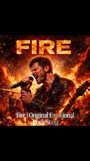 Fire 🔥Original emotional rock song.Full version on the channel.