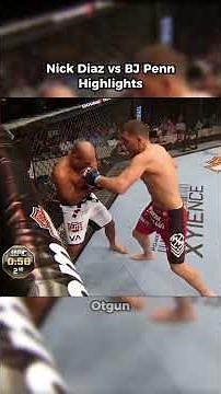 Nick Diaz vs BJ Penn Highlights #mma #ufc