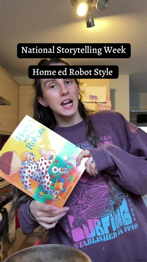 Our activity of the day was building robots from recycling! Such a big hit this one as any junk modelling is! What did everyone else do today? #storybook #earlyyearsideas #homeed #recycling #homeschool