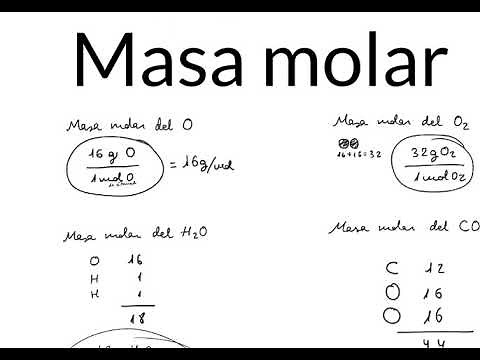 Cómo calcular la masa molar