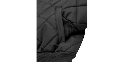 Mens Heavyweight Quilted Bomber Jacket