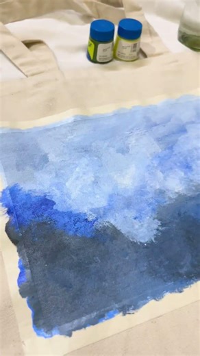 Turning a simple tote into art 🌿 Hand painted | Made with love 💚Order via mail 📩 #art