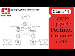 Upgrade Fortinet HA Firewall step by step - Class 14