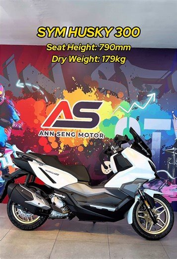 Sym Husky 300 Seat Height Test Overview