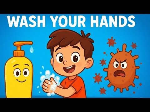 Why Kids Should Wash Their Hands | Fun Learning Cartoon