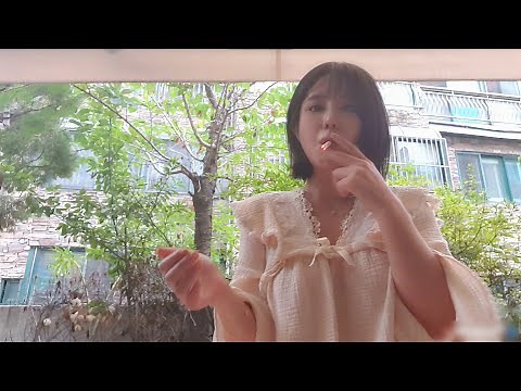 Cute girl smoking 26