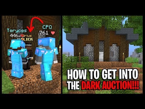 How To Get Into The DARK AUCTION On Hypixel Skyblock... *DARK AUCTION SPAWN TIMES!!!*
