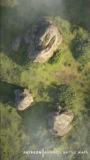 D&D | Fogstone Rise Part 1 No Grid | Animated Battle Maps