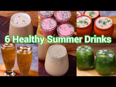 Beat the Heat! 6 Healthy & Refreshing Summer Drinks You’ll Love 🍹🌞 | Top 6 Hydrating Summer Coolers