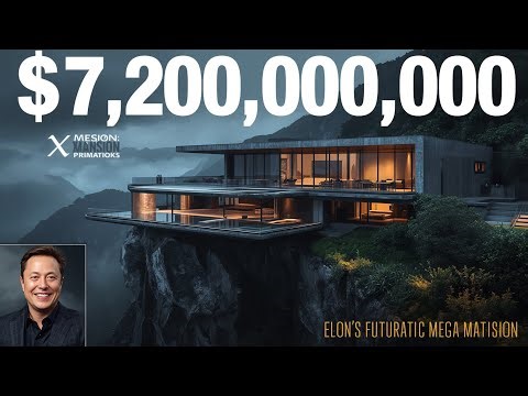 ELON MUSK’s $7.2 Billion “Mansion X” — A Futuristic Home From a Sci-Fi World
