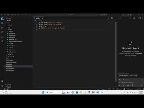how to calculate area of rectangle in python