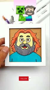 228K views · 1.1K reactions | minecraft movie steve jack black cardboard pinballs game challenge game #cardboardcrafts #game | Mycraft Artists | Facebook