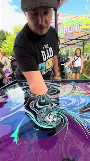 Body Marbling Paint Dip by BLVisuals at Return to the River Festival 182