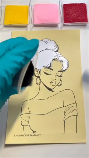 Luma Strokes Art on Instagram: "Elegance carved in sand ✨ One peel at a time 🎨 #sandart #sandartist #satisfyingart #oddlysatisfying #artreels"