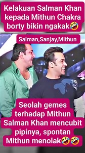 417K views · 6K reactions | Tingkah konyol Salman Khan mencubit pipi Mithun Chakraborty bikin ngakak #bollywood #news #fyp #fbpro | RAJA MURAH | Facebook