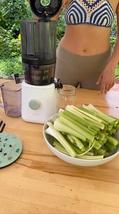 Celery juice in our Namawell J2💚🌟 We drank celery juice daily for 4 years and loved all of the benefits we received but we haven’t been able to have it as often this past year living offgrid without a fridge. Now that we have our propane fridge we’re able to stock back up on celery! We’re excited to tune in to our bodies and feel all of the healing benefits celery juice provides💫 As always we’re juicing in our Nama J2 which is by far the best juicer on the market. Do yourself a favor and leve