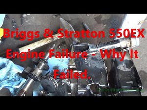 Briggs & Stratton 550EX Engine Teardown :Why It Failed