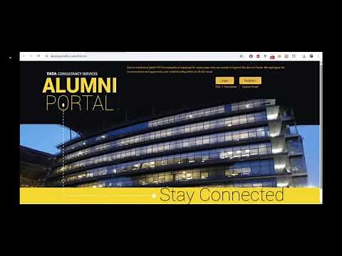 TCS Alumni Portal Registration after Date of Release