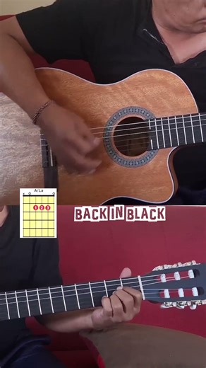 Back In Black Classic Gitar❤️‍🔥