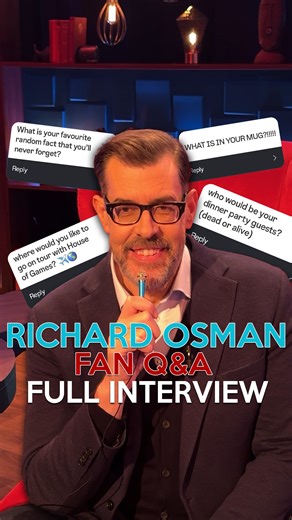 Your FULL-length fan Q&A with Richard Osman is finally here!! 🥳 #HouseofGames #RichardOsman #minimic #interview #answer #fanquestions | Richard Osman's House of Games