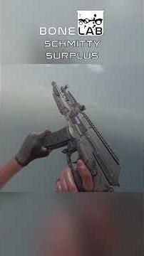 Bonelab Weapon Mod Showcase #shorts - AK-27 (Schmitty Surplus)