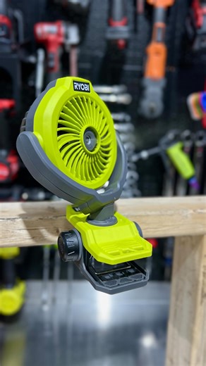 Shop Tool Reviews on Instagram: "KOOL Down NOW! A new personal misting fan from @ryobitoolsusa runs up to 7 hours on their USB Lithium battery. The rim of the fan holds up to 2oz of water. Available soon. #shoplife #ryobitools #homedepot #tools #diy #howto #florida"