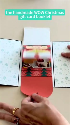 3.7K views | Pull. Pop. Flip. Watch each gift card spring out as the page turns✨—it’s a surprise in motion,this handcrafted Christmas gift card booklet transforms an ordinary gift card into a delightful unboxing experience.Get yours>> | Activenion | Facebook