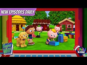 Super Why | Alpha Pig's Building Blocks | Akili Kids!