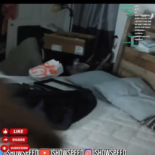 IShowSpeed FUNNIEST Sleep Stream Moments 😂🔥 (You Won’t Believe This!) #shorts #ishowspeed #funny