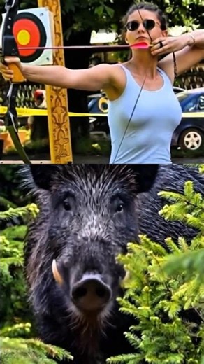 Silent Bow Shot on Wild Boar | Extreme Archery Hunting
