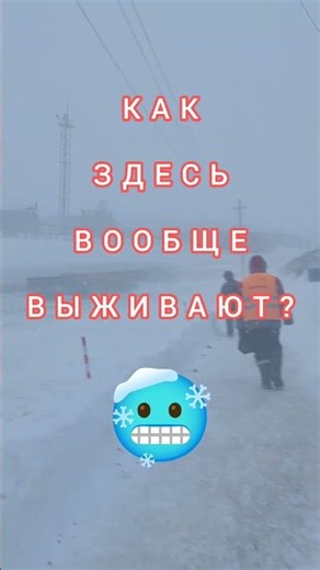-40 Как здесь вообще выживают? #вахта #зима #arctic #арктика