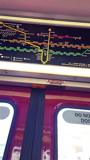 New TTC Map on a Line 2 T1 Train #ttc #line2