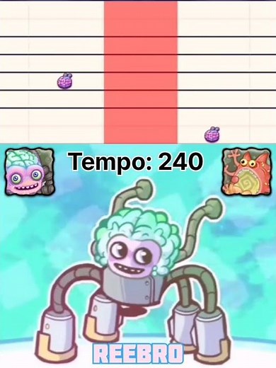 Reebro (video credits:plasmasm) - The meebspace - MSM composer tutorial #mysingingmonsters #fyp