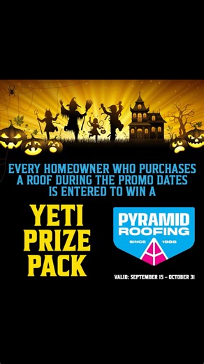 5.3K views · 15 reactions | ⛈️️ Nothing scarier than a leaking roof. Call (804) 210-2490 for your free roof inspection and learn how to save $750 + win a Yeti prize pack! *See dealer for details. | Pyramid Roofing Virginia | Facebook