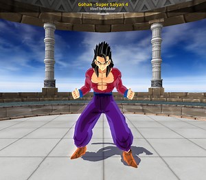Gohan - Super Saiyan 4 Mod for Dragon Ball Z: Budokai Tenkaichi 3 | BT3 Mods