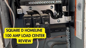 Watch Review of Square D Homeline load panel and circuit breakers on Amazon Live