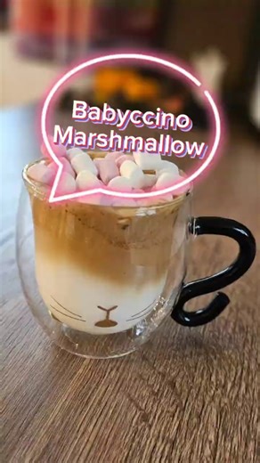 Babyccino marshmallow #forkids #recipe #drink #coffee