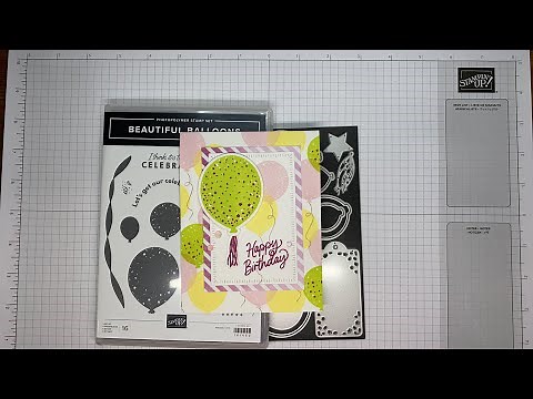 Stampin’ Up! Beautiful Balloons Birthday Card Tutorial